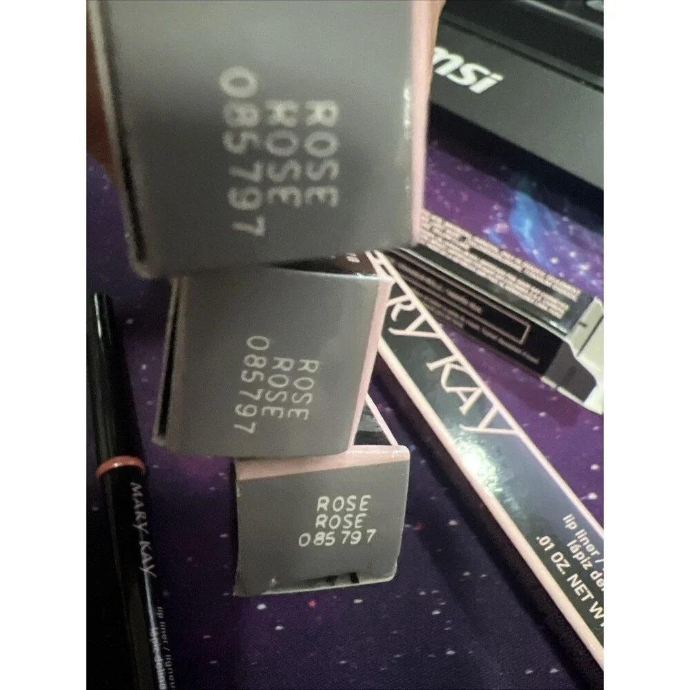 Lot Of 5 New In Box Mary Kay Twist Up Lip Liner ROSE #085797 Full Size